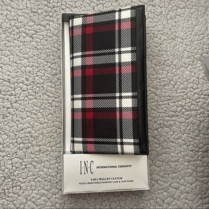 Plaid passport wallet